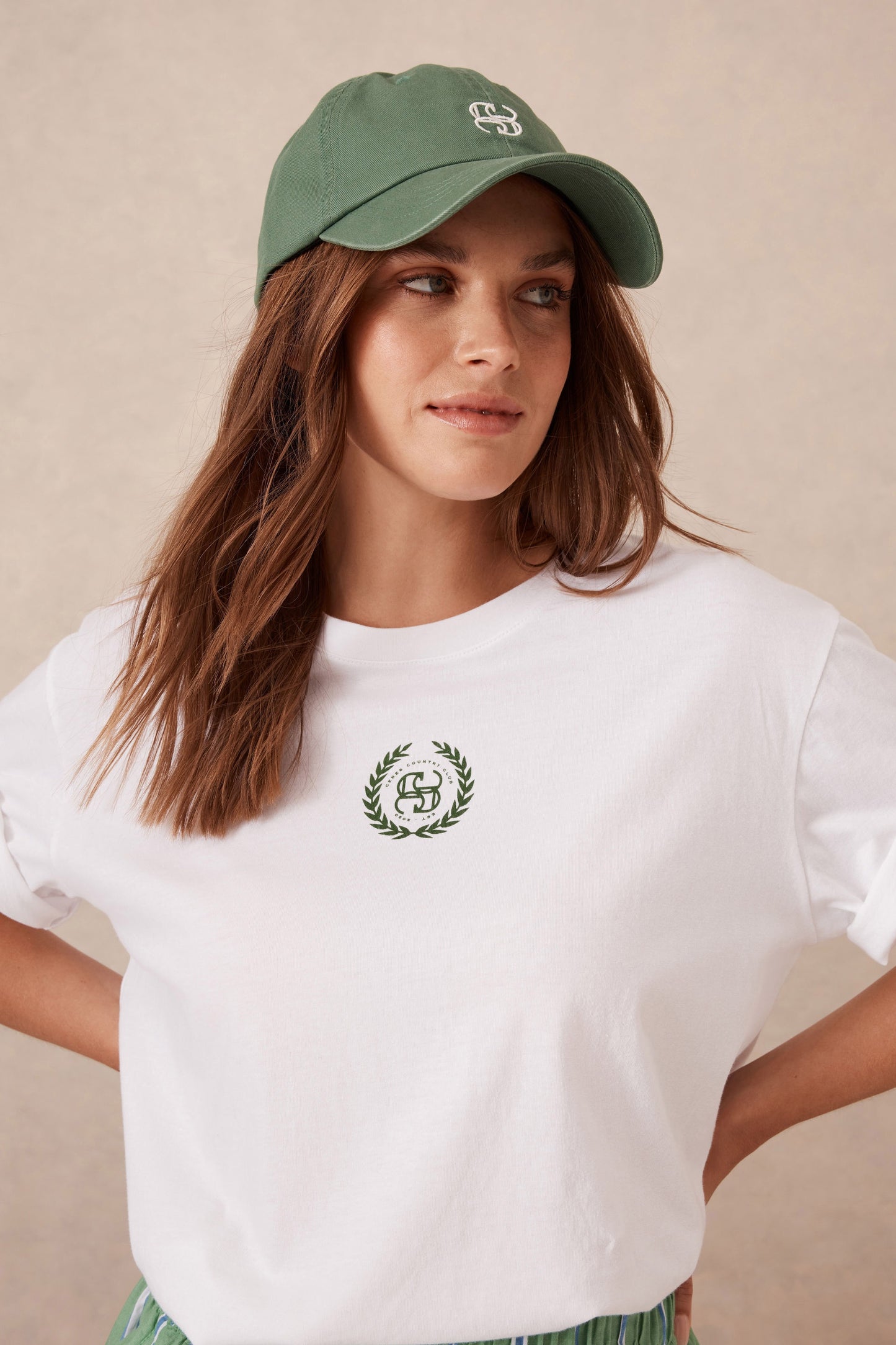 Ceres Monogram Cap HERITAGE GREEN