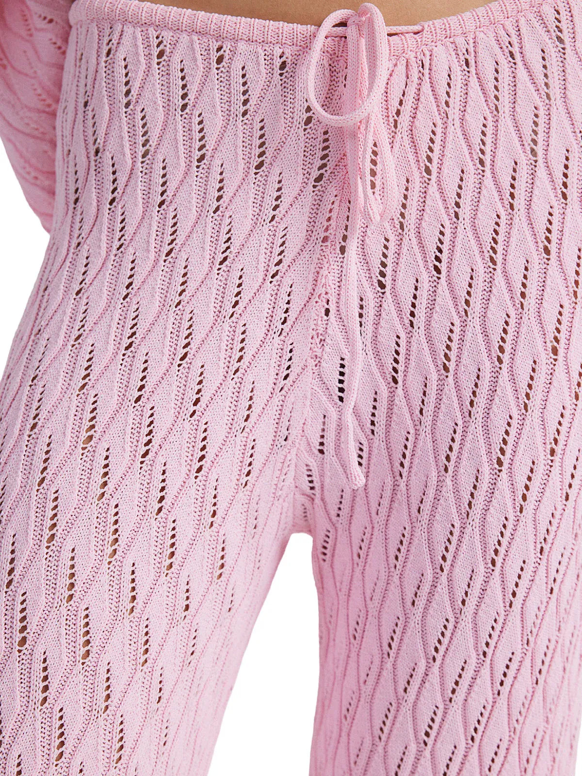 CLAIRE PANT | Pink Crochet