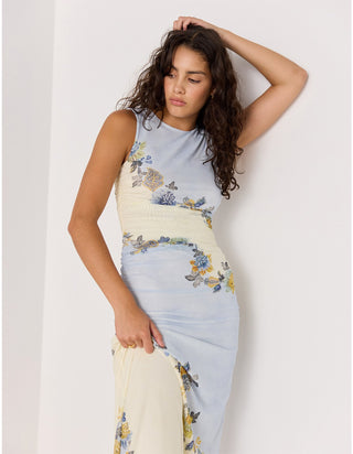 Lucia Mesh Maxi Dress