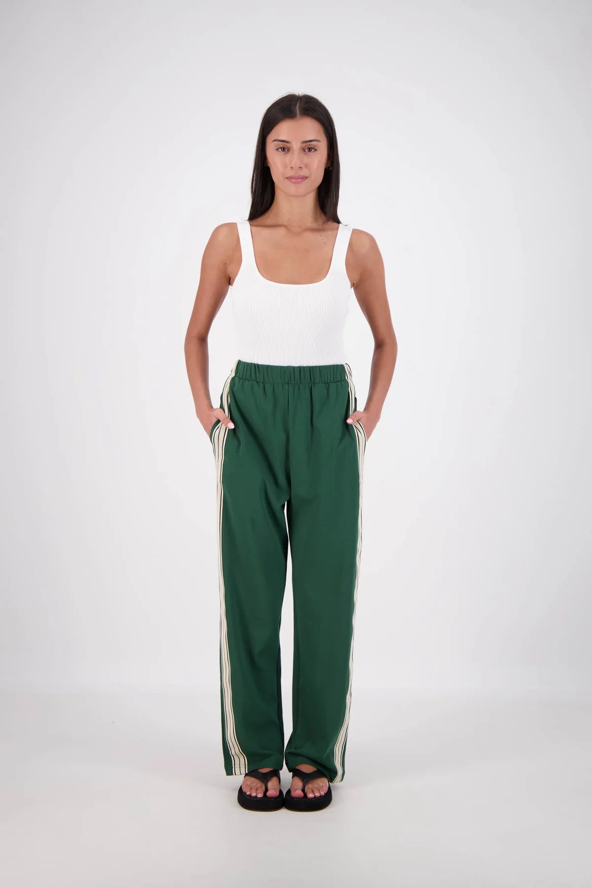 Panarea Trackpant Forest Green