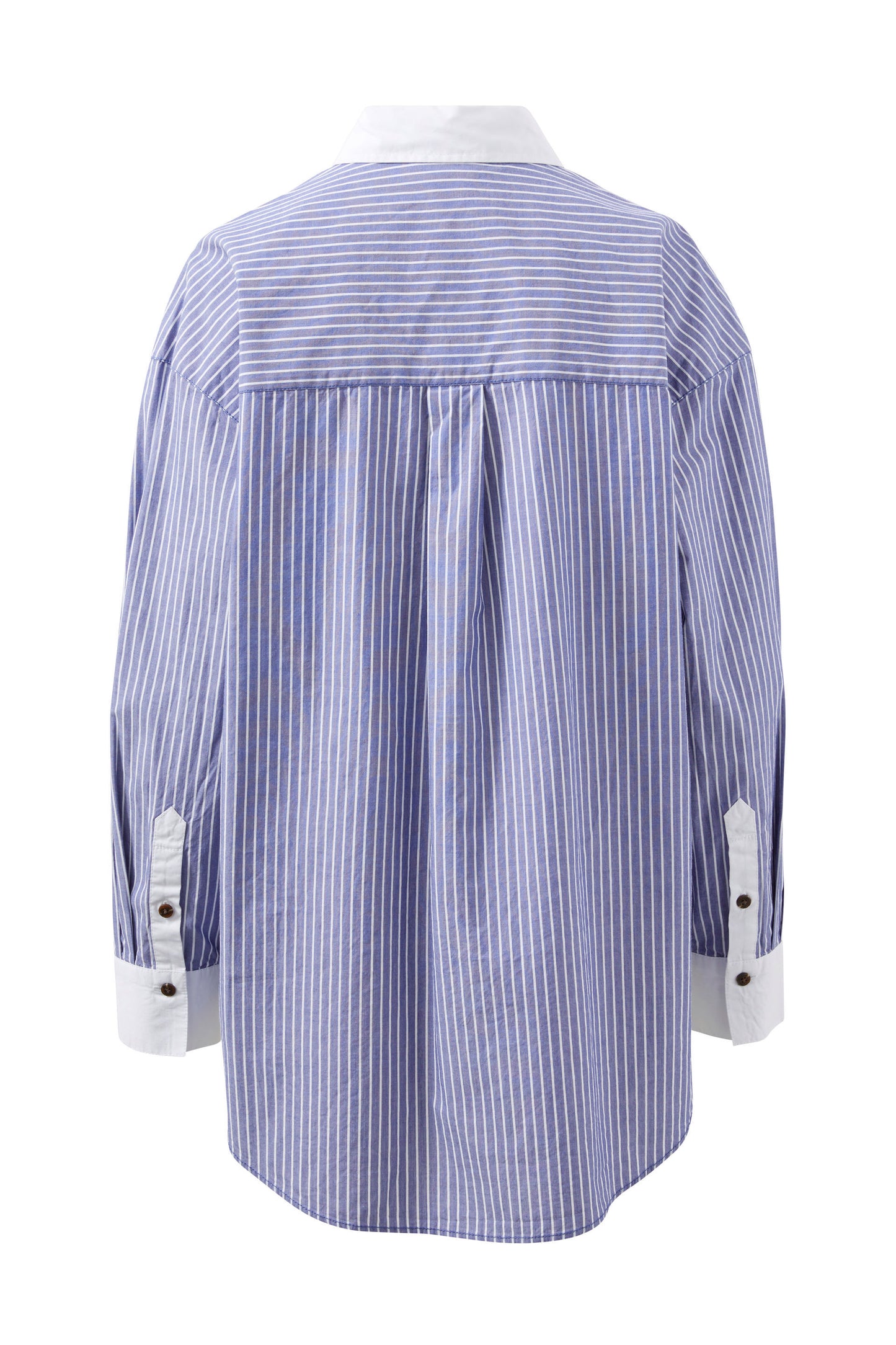 Peta Oversized Shirt College Blue White Stripe