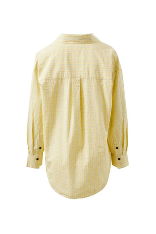 Peta Oversized Shirt - Faded Sun Check
