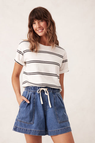 Darcy Relaxed Everyday Short | Washed Indigo
