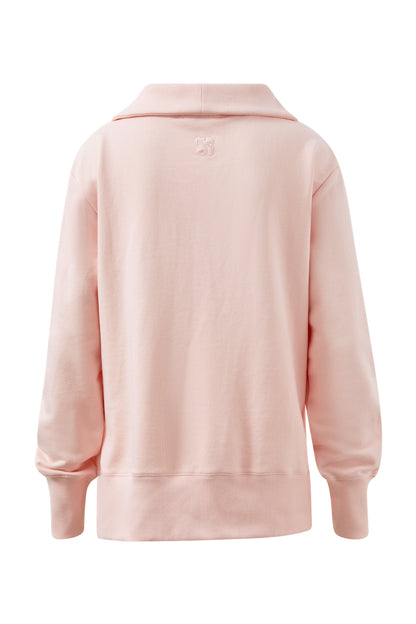 ISABELLA HALF ZIP SWEAT Pink