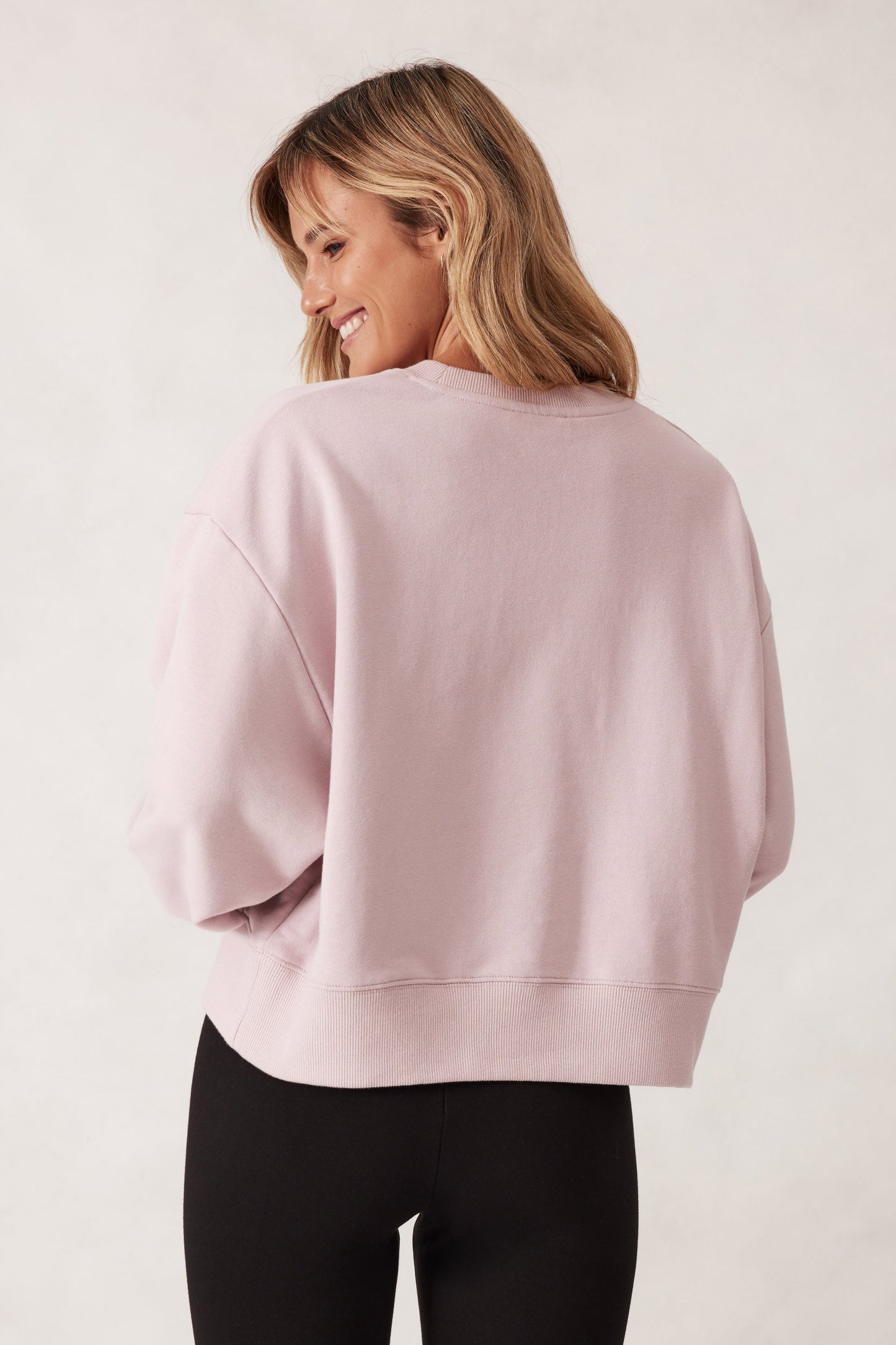 Cropped Slouchy Crew
