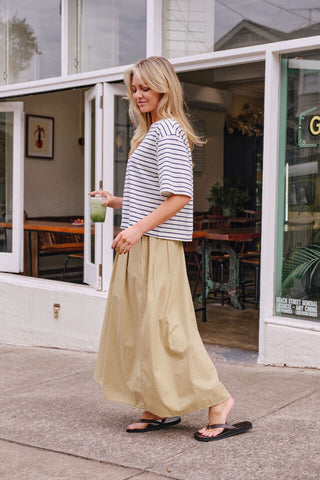 Florence Maxi Skirt - Burnt Butter