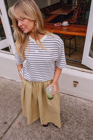 Florence Maxi Skirt - Burnt Butter