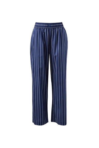 The Lounge Pant - Prussian Blue Stripe
