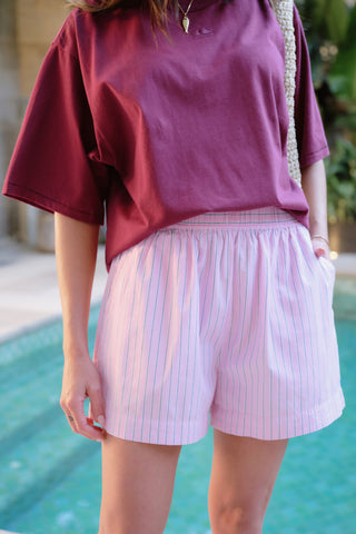 Mila Short Hibiscus pink