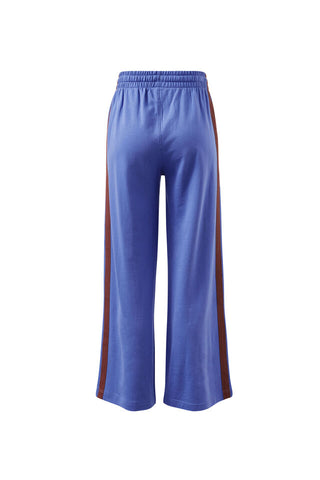 Gigi Wide Leg Terry Trackpant Vintage Blue