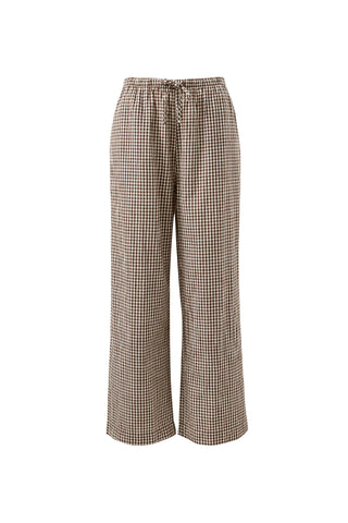 Resort Pant - Chocolate Gingham