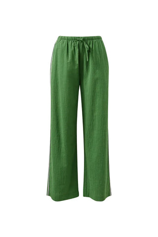 Resort Pant - Basil Side Stripe