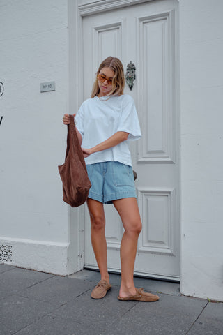Phoebe Premium Tee White