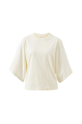 Lucy Relaxed Sleeve Tee | Milk