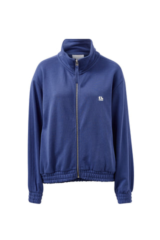 The Freya Zip Thru Sweat Washed Navy