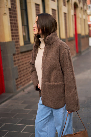 Teddy Jacket Chocolate