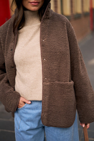 Teddy Jacket Chocolate
