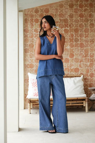 Winnie Tunic - Fresh Indigo