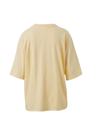Luna Oversized Tee - Butter/Golden Hour