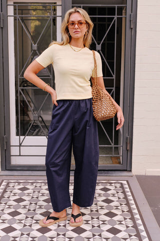 Luella Rib Tee - Butter