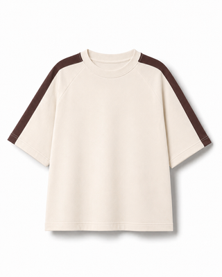 The Sweater Tee | Ivory Coffee