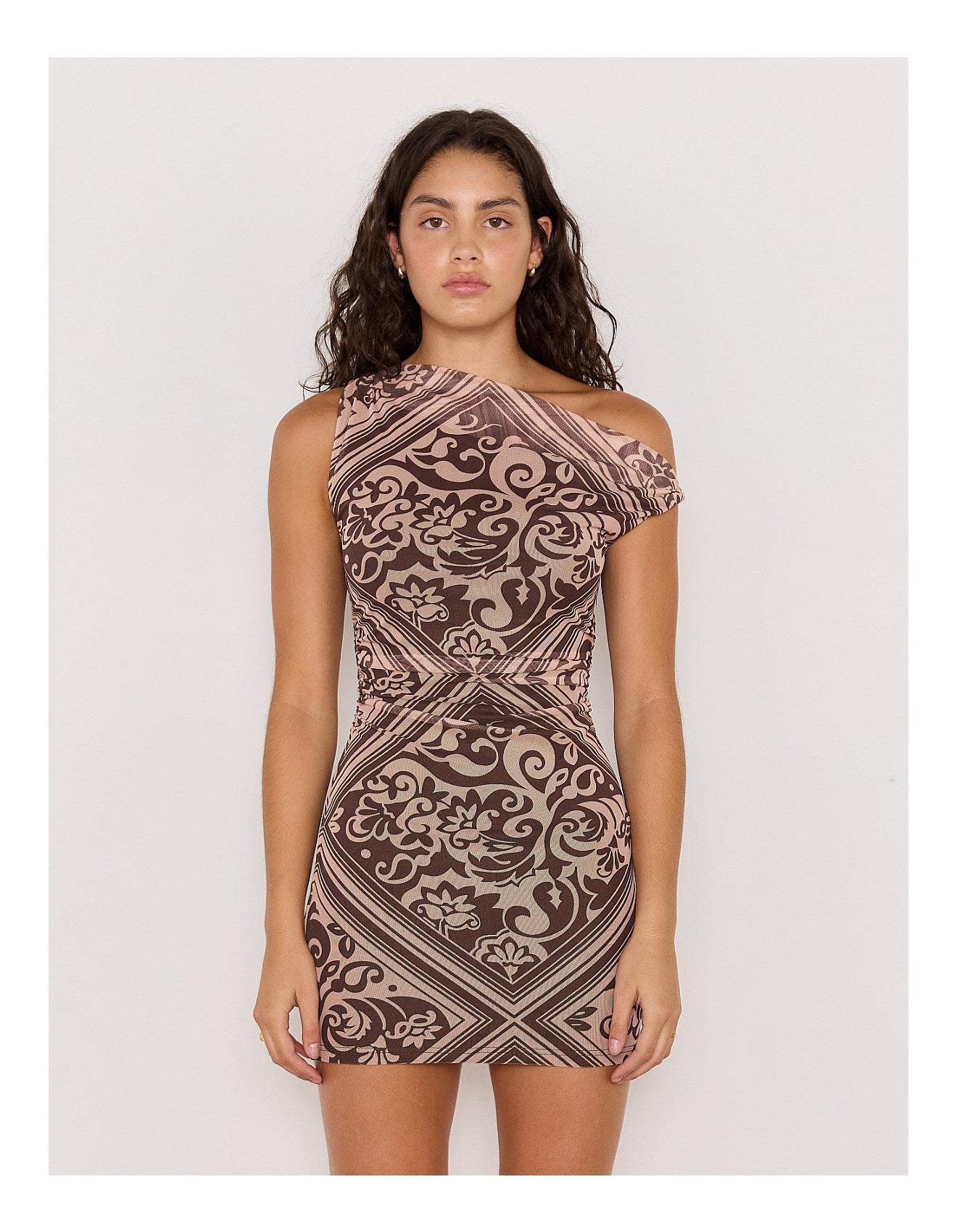 LUMI MESH MINI DRESS
