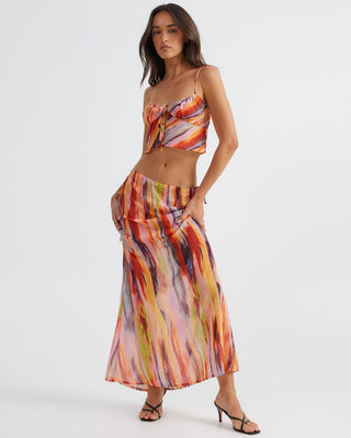 SNDYS St Barts Strapless Maxi Dress