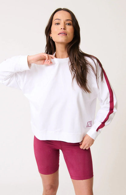 Ada Slim Sweater - White