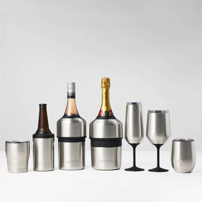 Huski Champagne Cooler - Stone Grey