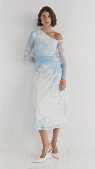 Aurora Mesh Midi Dress