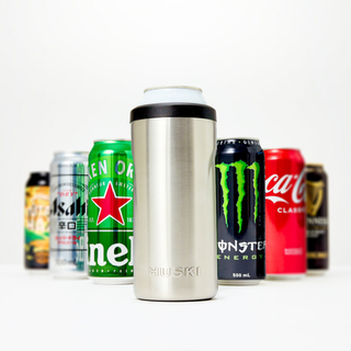 NEW: Huski Big Can Cooler - Brushed Stainless