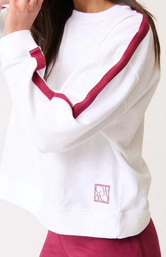 Ada Slim Sweater - White