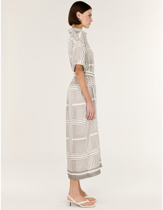 Siphon Midi Shirt Dress