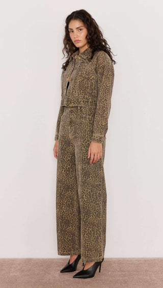 Anouk Animal Print Crop Jacket