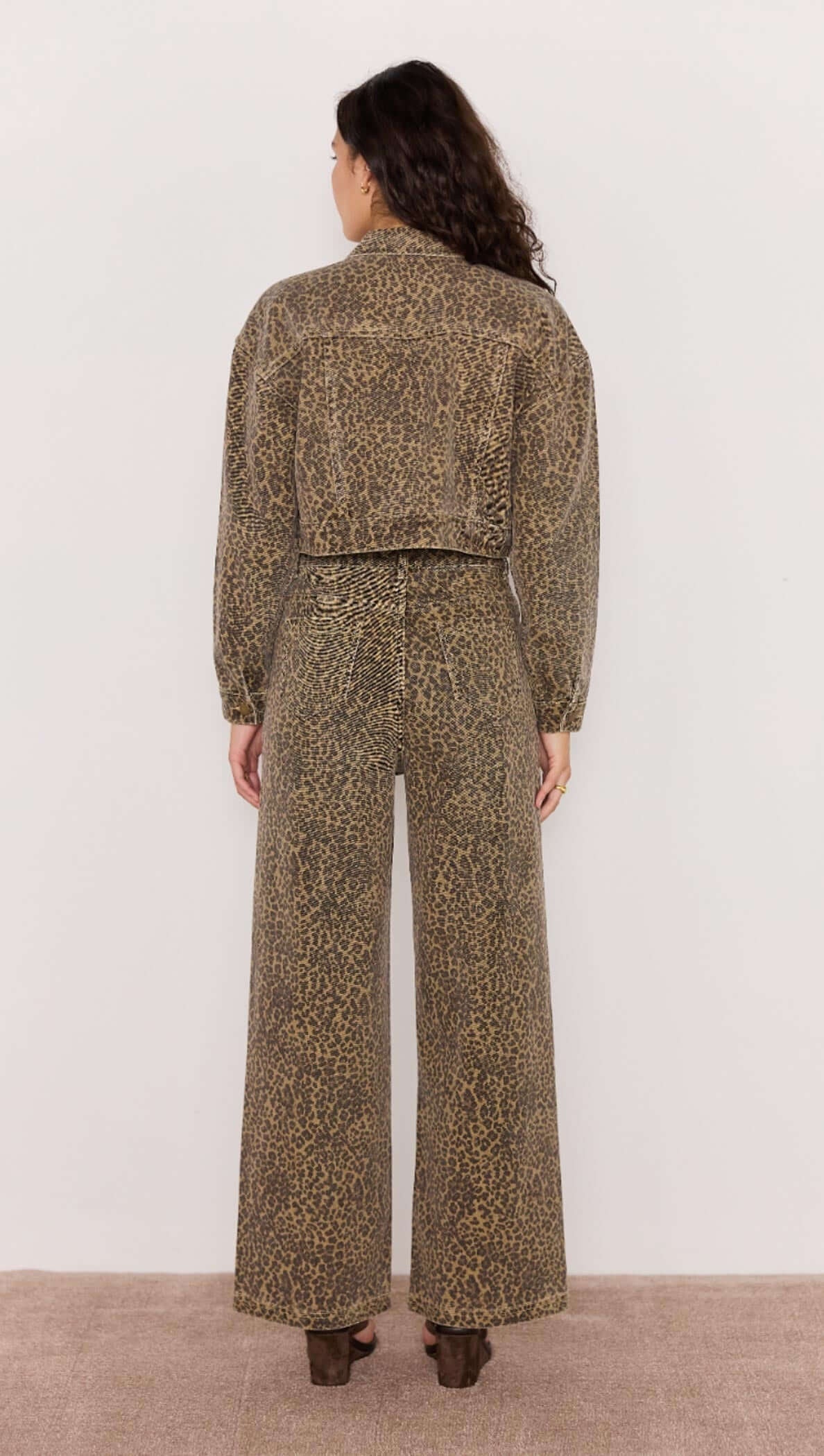 Anouk Animal Print Crop Jacket