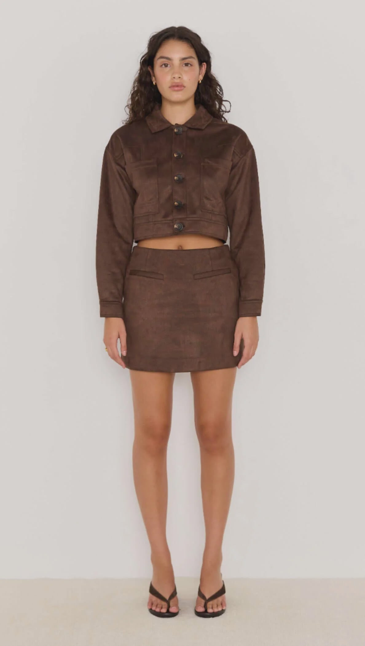 ASTON SUEDE MINI SKIRT