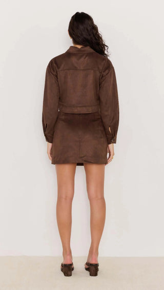 ASTON SUEDE MINI SKIRT