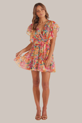 Valla Flutter Mini Dress
