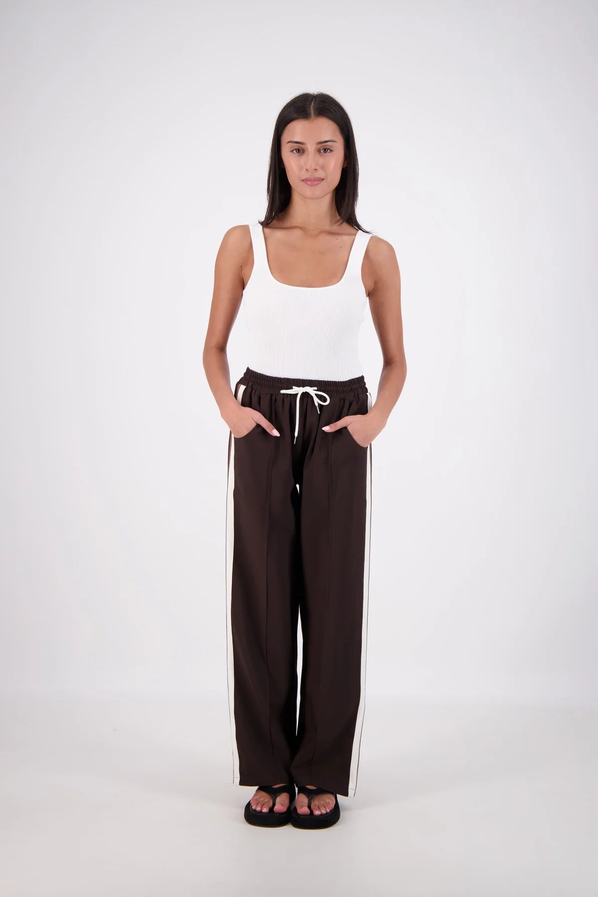 Cassis Trouser Dark Brown