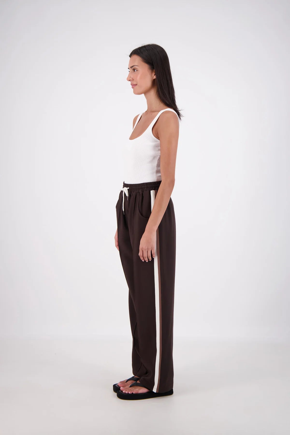 Cassis Trouser Dark Brown
