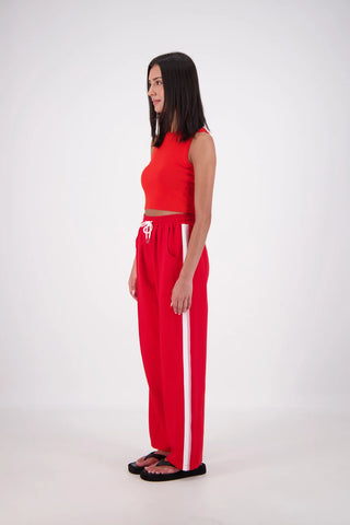 Cassis Trouser Red