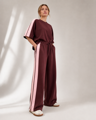 THE Sweater T SET | Cocoa Merlot