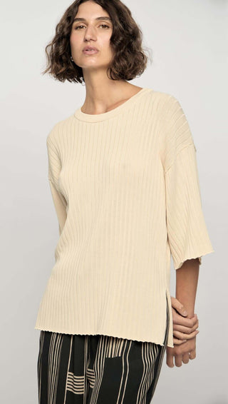HARPER RIBBED KNIT TOP