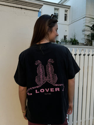 Leopard Lover - Vintage Wash Black
