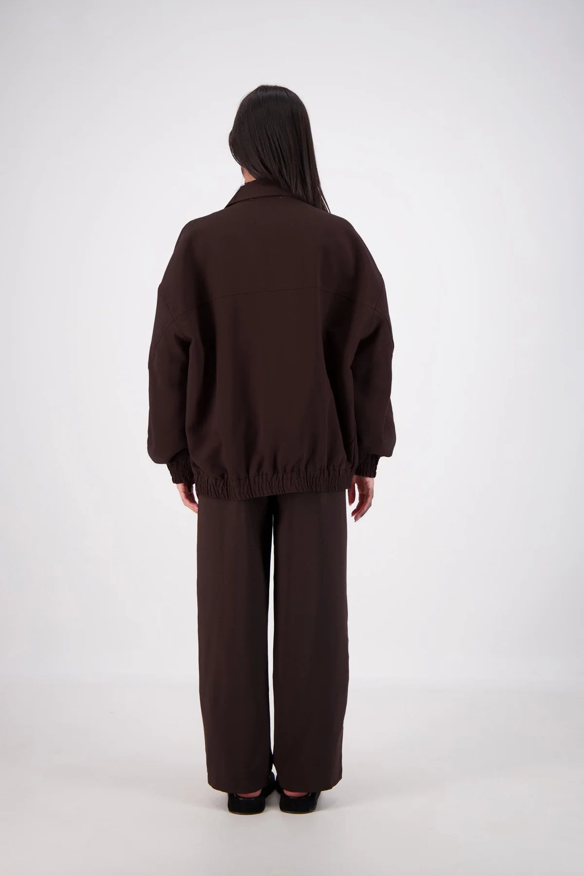 Ischia Bomber Jacket Dark Brown