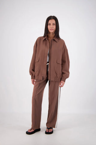 Ischia Bomber Jacket Mocha