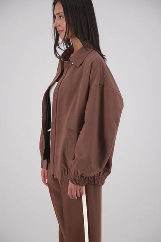 Ischia Bomber Jacket Mocha