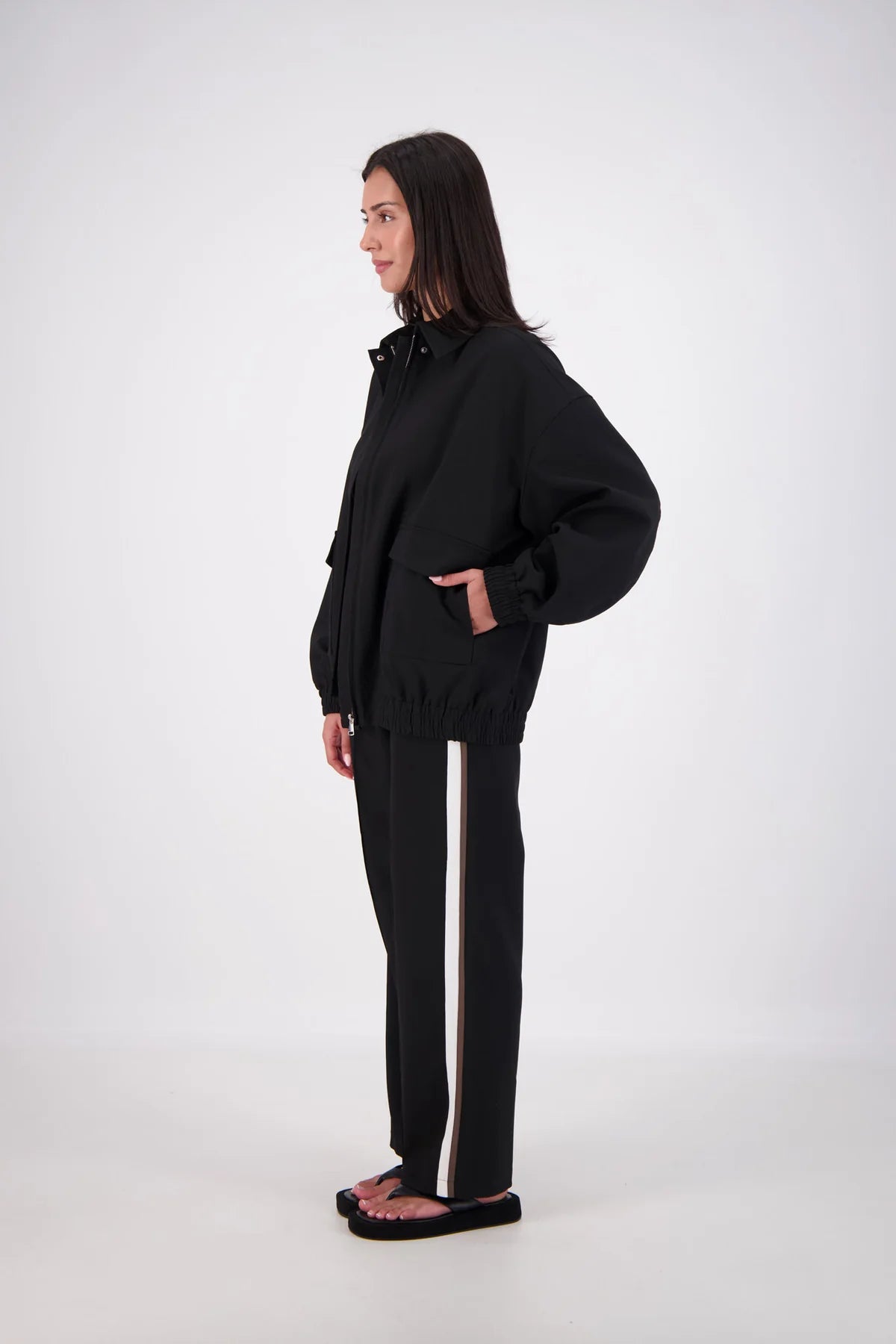 Ischia Bomber Jacket Black