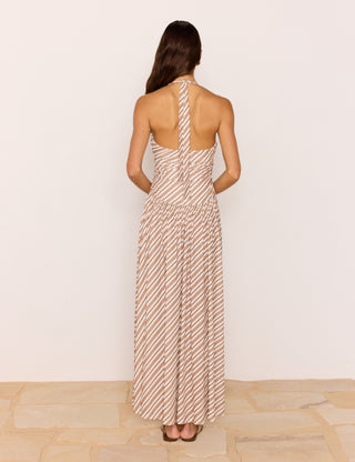 Orielle Halter Mesh Dress