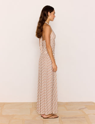 Orielle Halter Mesh Dress